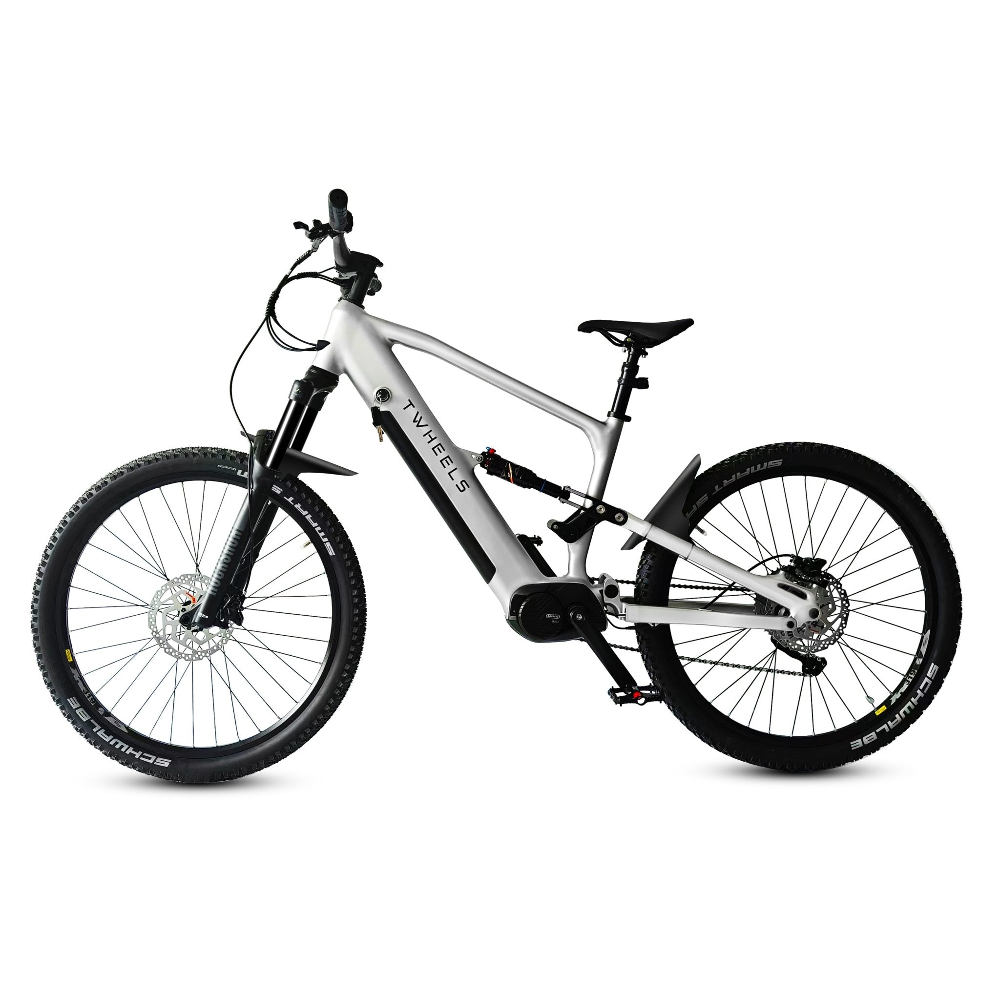 E-Mountainbike: All-Terrain, 100km Reichweite & Vollfederung