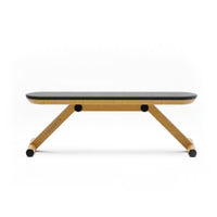 Dumbbell bench made of oak wood – TWHEELS