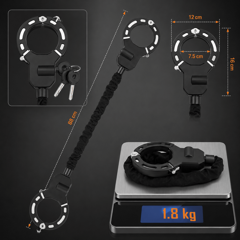 Kettenschloss E-Scooter - TWHEELS