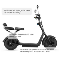 E - Roller Schwarz Matt – TWHEELS - TWHEELS