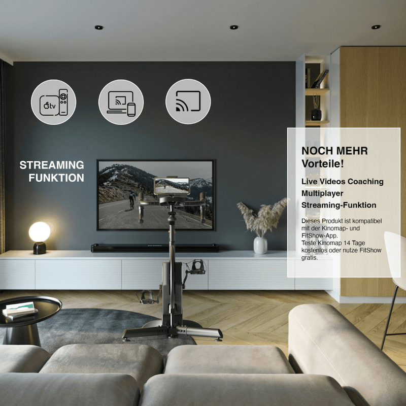 Hometrainer IndoorBike aus Eichenholz – TWHEELS - TWHEELS