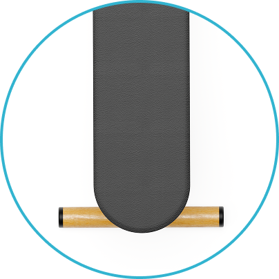 Die ergonomisch geformte Polsterung passt sich deinem Körper perfekt an. Der hochwertige Kunstlederbezug ist angenehm gepolstert, pflegeleicht und langlebig.