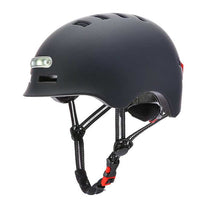 LED Helm Schwarz Matt