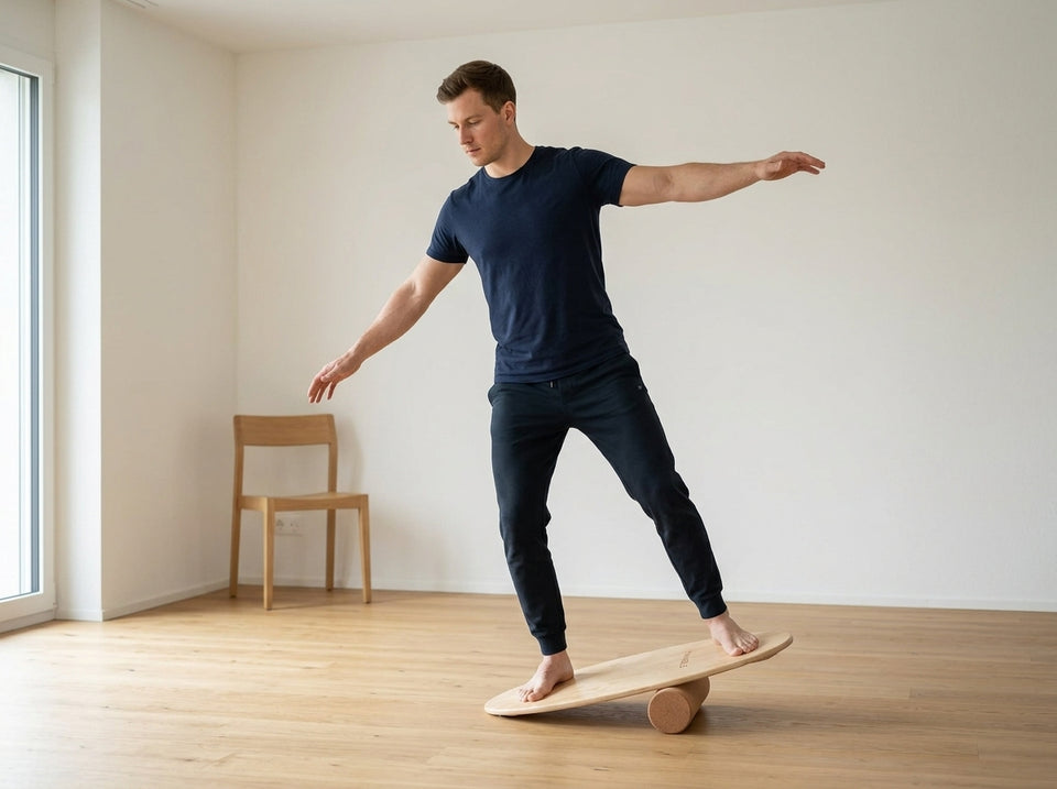Kontrolliertes Kanten-Tippen: Startposition