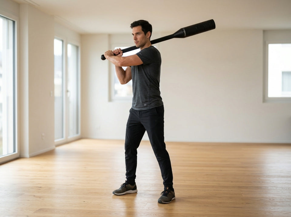 10-nach-2-Schwung: Startposition