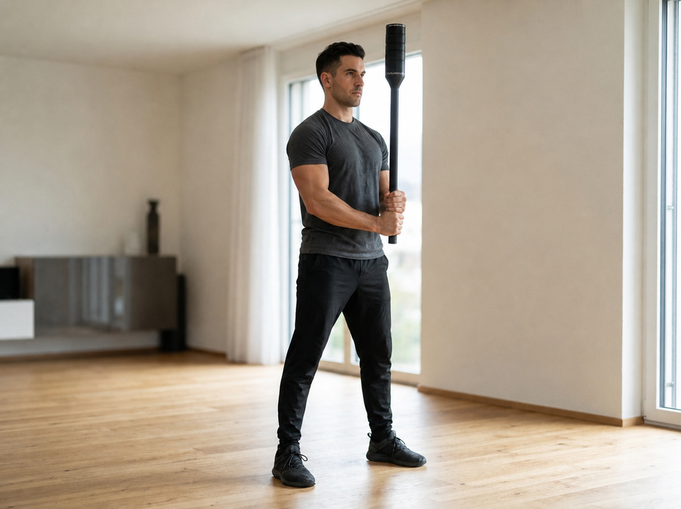 360-Schwung (Gada Swing): Startposition