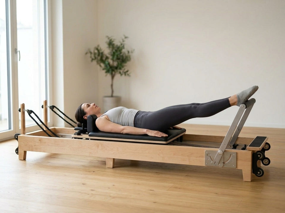 Beinpresse im Fersenstand (Footwork): Startposition