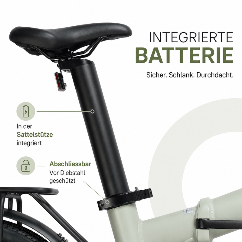 E-Bike City Folding Bike – TWHEELS