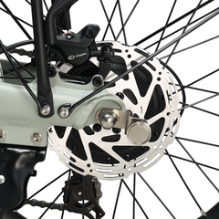 TWHEELS E-Bike City Faltrad mit LCD-Display und Scooter-Modus.