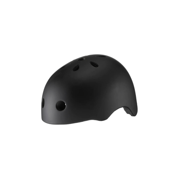 Casco Classic in nero opaco, vista laterale su sfondo bianco