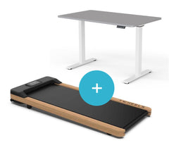 TWHEELS Ergonomie-Bundle: WalkingPad und elektrisch höhenverstellbarer Stehtisch fürs Home-Office.