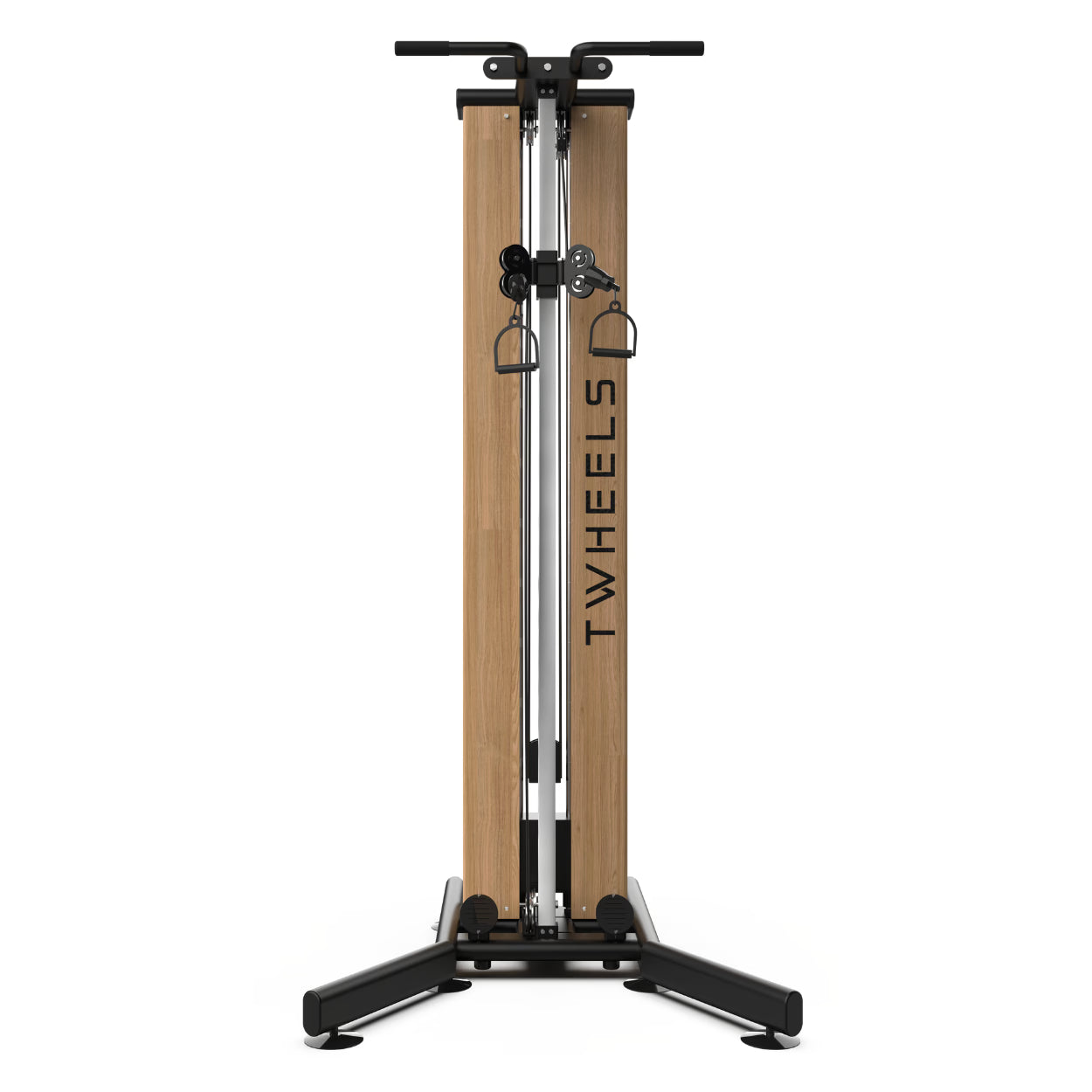 Fitness Seilzugturm aus Eichenholz – TWHEELS