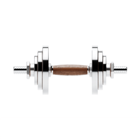 Manubrio in effetto legno con supporto in legno di noce - TWHEELS