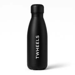 TWHEELS Edelstahl-Trinkflasche 500 ml, auslaufsicher und isoliert.
