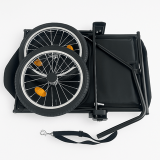TWHEELS Veloanhänger für Einkauf, Gepäck und Transport am Velo.