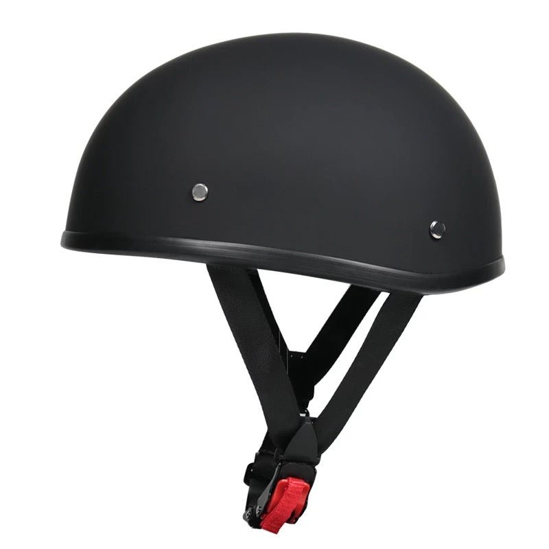 Chopper Helm Schwarz Matt - TWHEELS