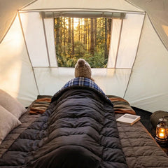 Deckenschlafsack von TWHEELS, koppelbar und warm bis in den Extrembereich