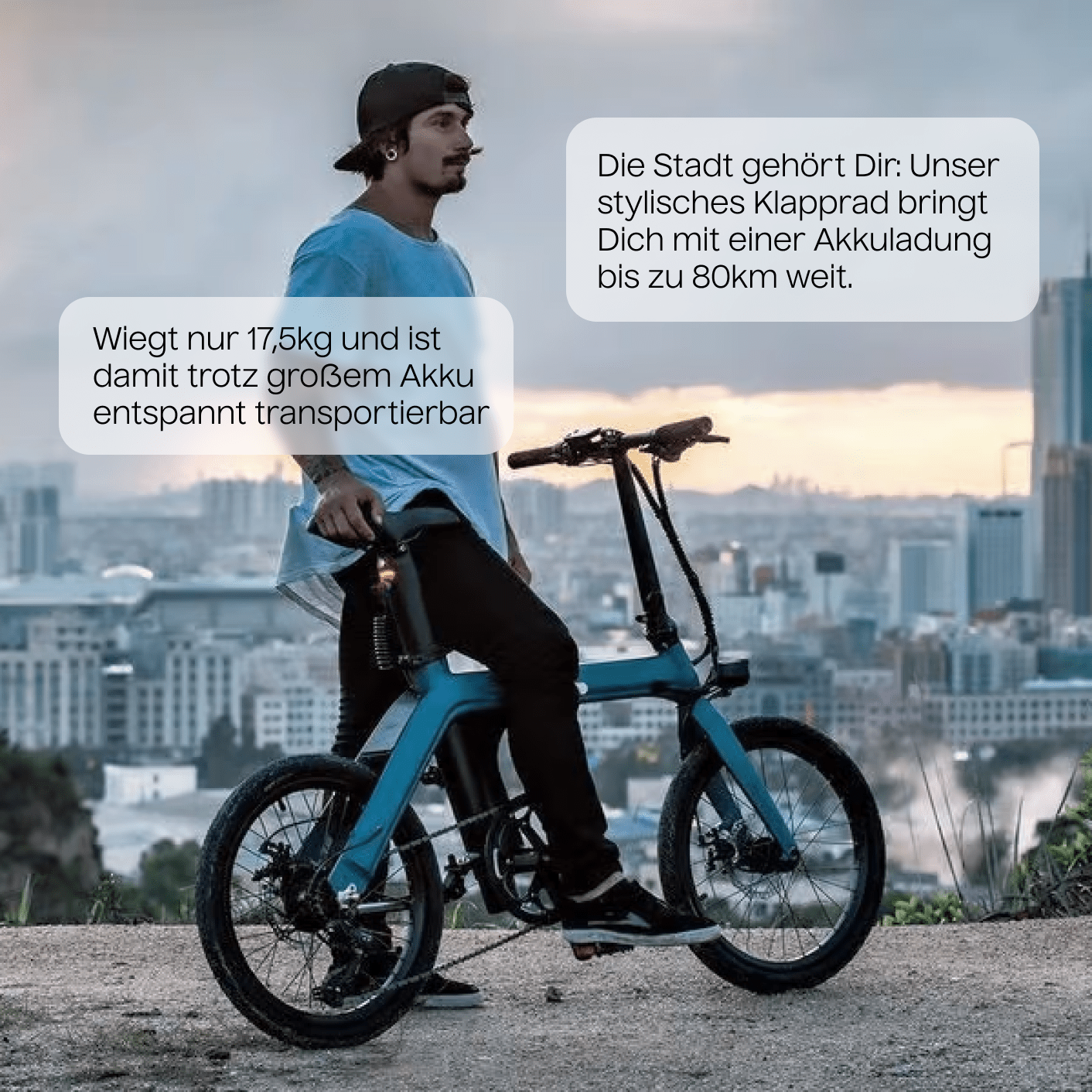 e bike klapprad mit gasgriff E-Bike City Faltrad | Kompakt & Leicht für Pendler
