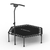 Fitness - Trampolin – höhenverstellbar mit T - Griff & Bungee - Federung - TWHEELS