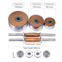 Hantel mit Ständer aus Walnussholz - TWHEELS - TWHEELS