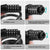 Chain lock with numbers in black