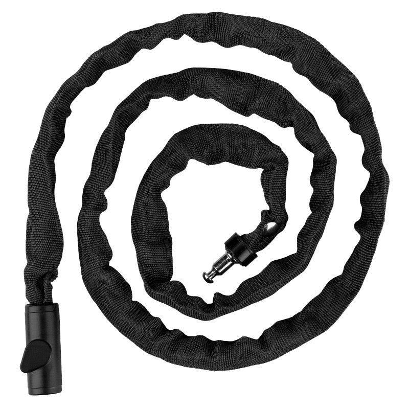 Kettenschloss mit Schlüssel in Schwarz - TWHEELS