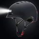 LED Helm Schwarz Matt - TWHEELS