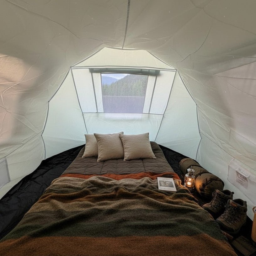 Tunnelzelt Camping, Familienzelt wasserdicht 3000 mm