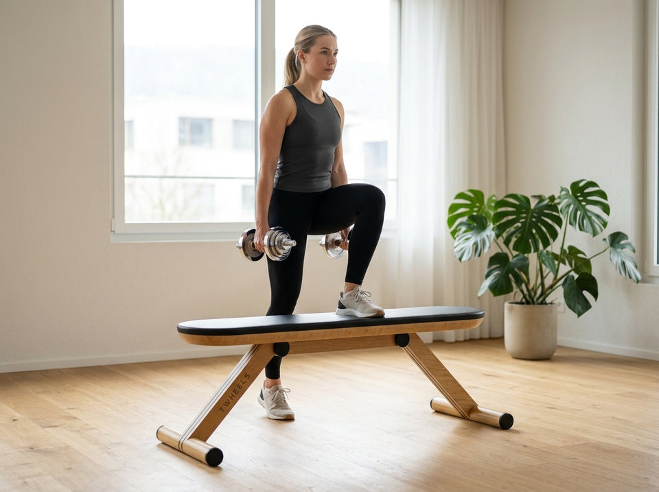 Aufsteiger auf die Bank (Step-up): Startposition