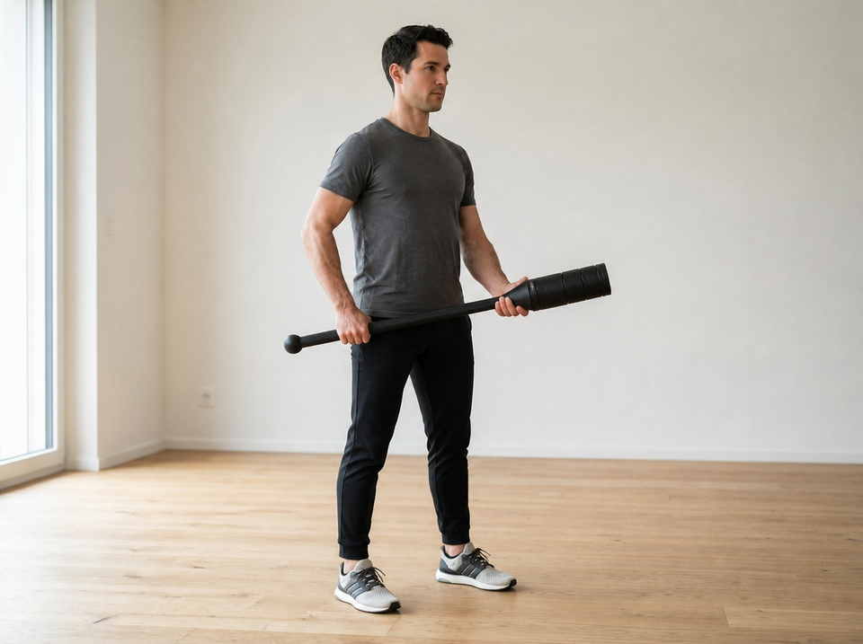 Ausfallschritt mit Rotation (Side-Load Lunge): Startposition
