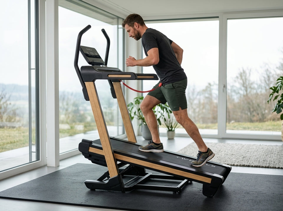 Bergintervalle im Gehen: Startposition