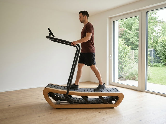 Technik-Basics auf dem Curved-Band auf dem Sprinting Machine aus Eichenholz - TWHEELS