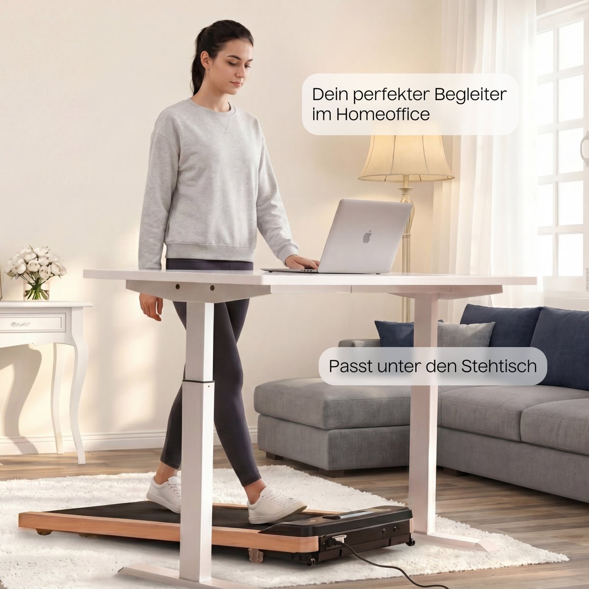 Walking Pad Laufband aus Eichenholz – TWHEELS - TWHEELS