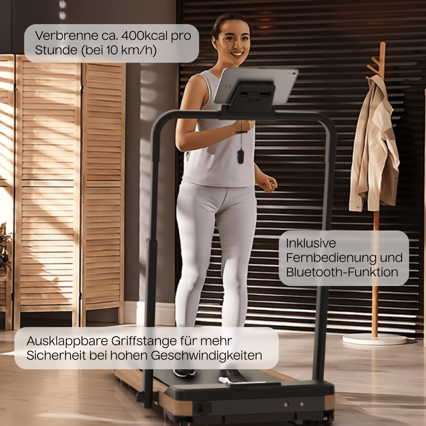 Walking Pad Laufband aus Eichenholz – TWHEELS - TWHEELS