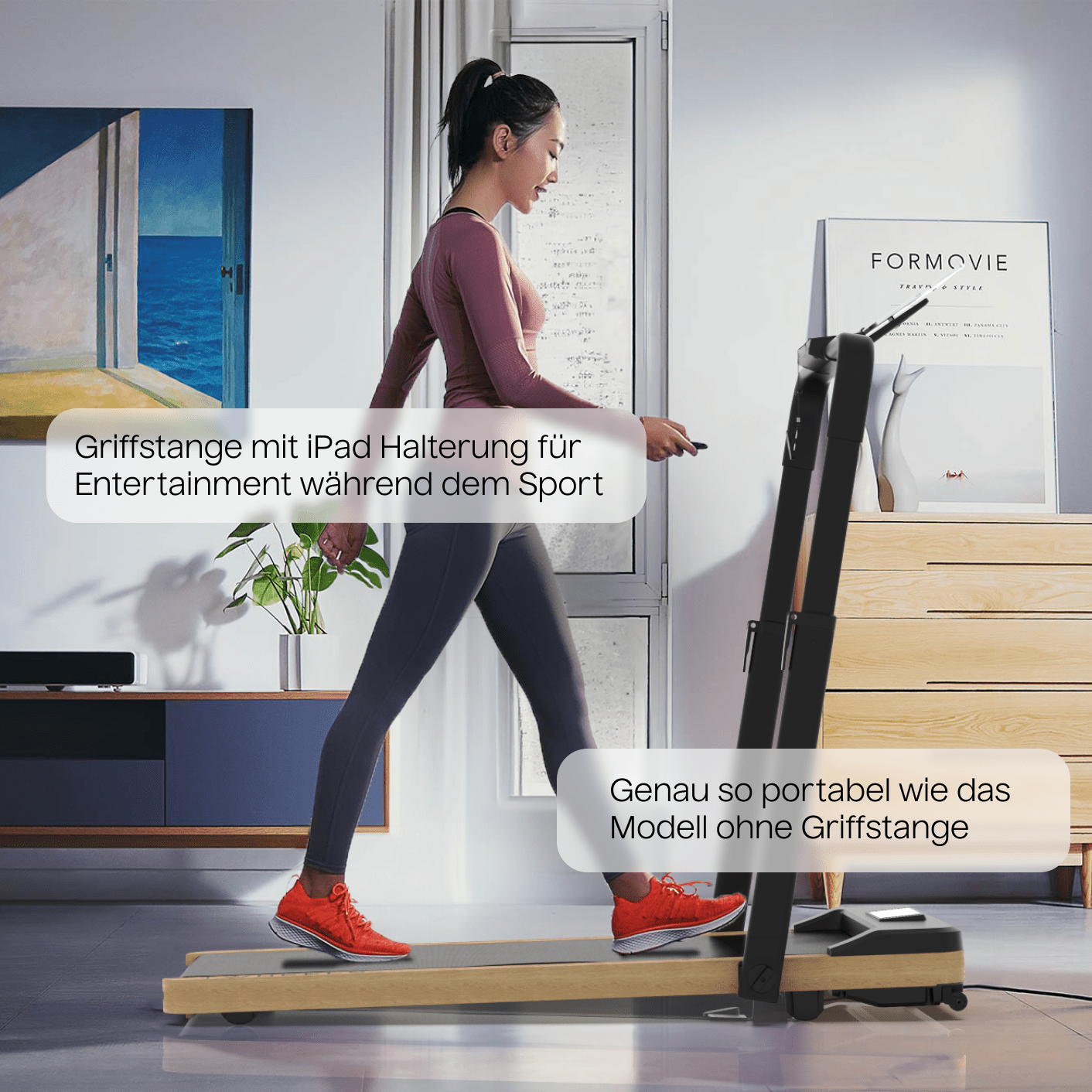 Walking Pad Laufband aus Eichenholz – TWHEELS - TWHEELS