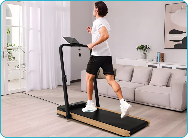Präzise Geschwindigkeitsanpassung innur 0,1 km/h Schritten bis 6 km/h – für eine optimale Trainingssteuerung