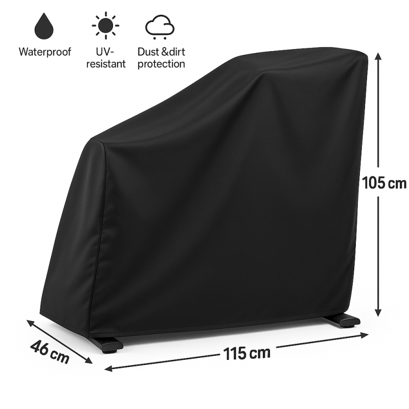 Black Protective Cover for IndoorBike