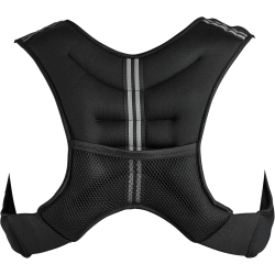 Black Weighted Vest from Back